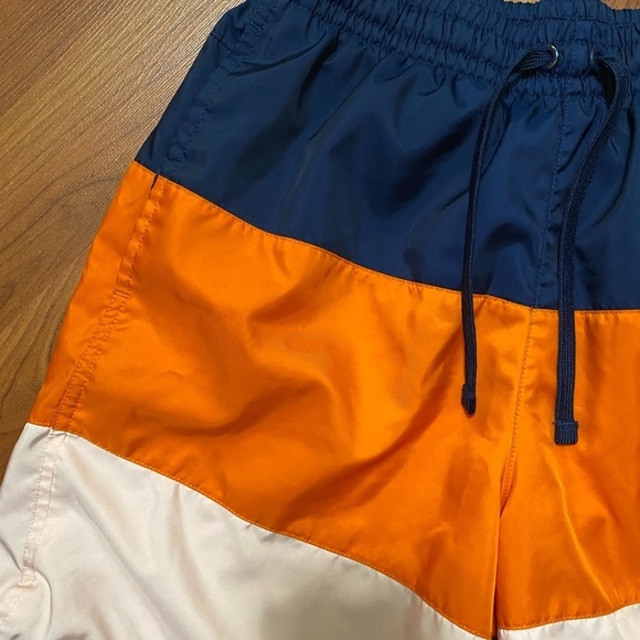 NIKE tri tone color block classic mesh lined swim trunks swimming summer Small - Picture 14 of 16